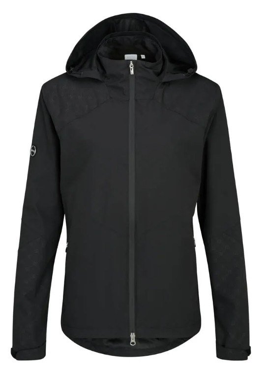 PING Milli Hooded waterdichte damesjas, zwart