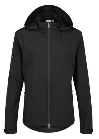 PING Milli Hooded waterdichte damesjas, zwart