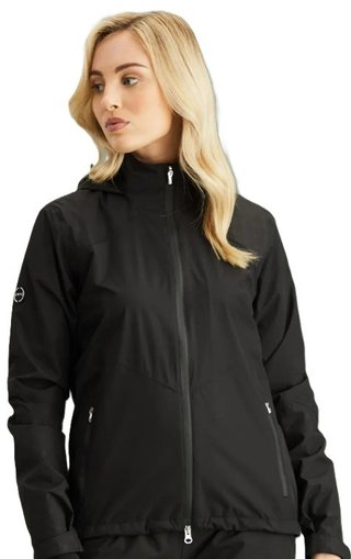 PING Milli Hooded waterdichte damesjas, zwart
