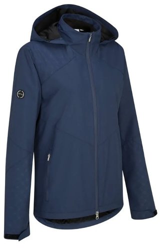 PING Milli Hooded waterdichte damesjas met capuchon, oxford blauw