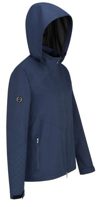 PING Milli Hooded waterdichte damesjas met capuchon, oxford blauw