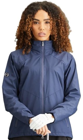 PING Milli Hooded waterdichte damesjas met capuchon, oxford blauw