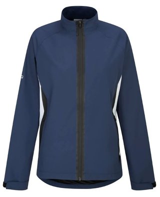 PING Stevie waterdicht damesjack, blauw/wit