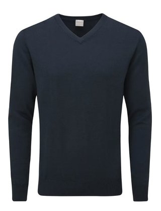 PING Sullivan heren V-hals trui, navy