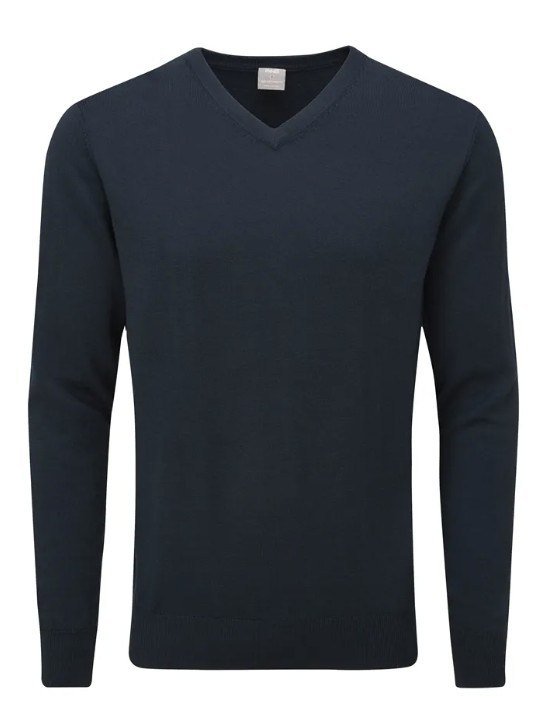 PING Sullivan heren V-hals trui, navy