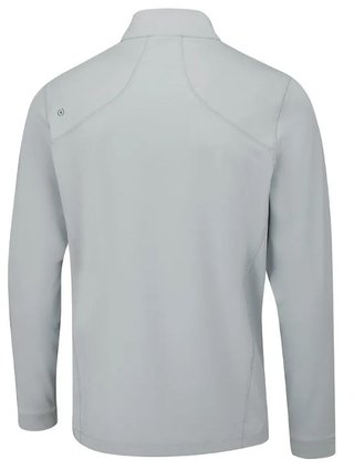 PING Latham Half Zip heren midlayer, pearl grey