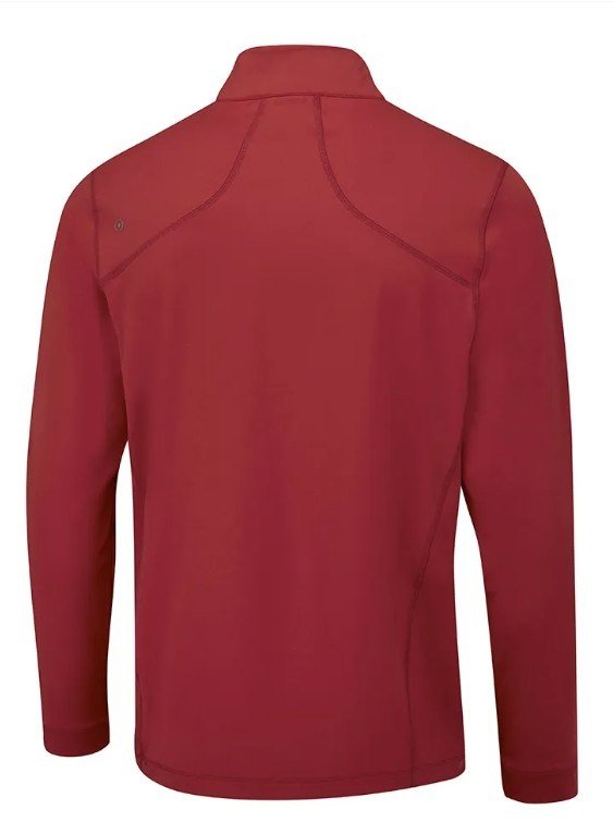 PING Latham Half Zip heren midlayer, rich red