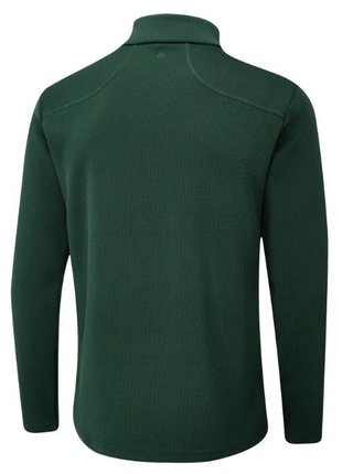 PING Ramsey half zip ribbed fleece heren pullover, pine