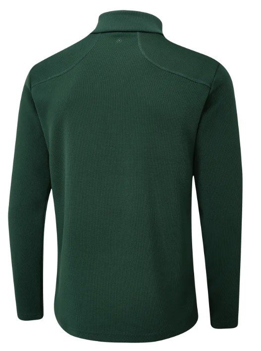 PING Ramsey half zip ribbed fleece heren pullover, pine