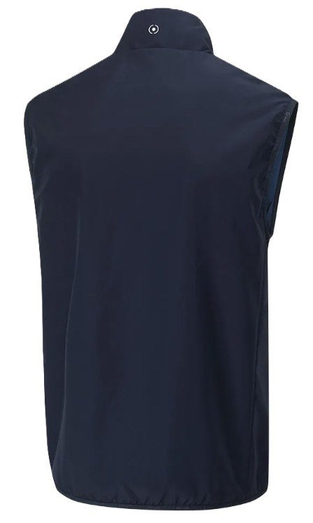 PING Ashbourne heren fleece vest, navy/stormcloud