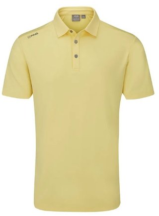 PING Lindum heren polo, citroengeel