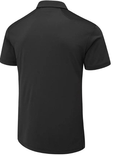 PING Lindum heren polo, zwart