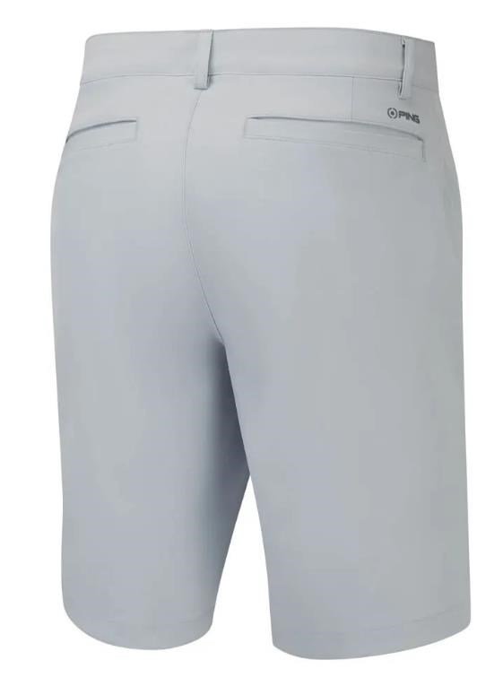 PING Bradley II heren shorts, parelgrijs