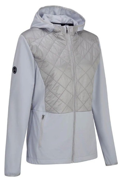 PING Gem Hybrid Hooded damesjack, gem quiet grey