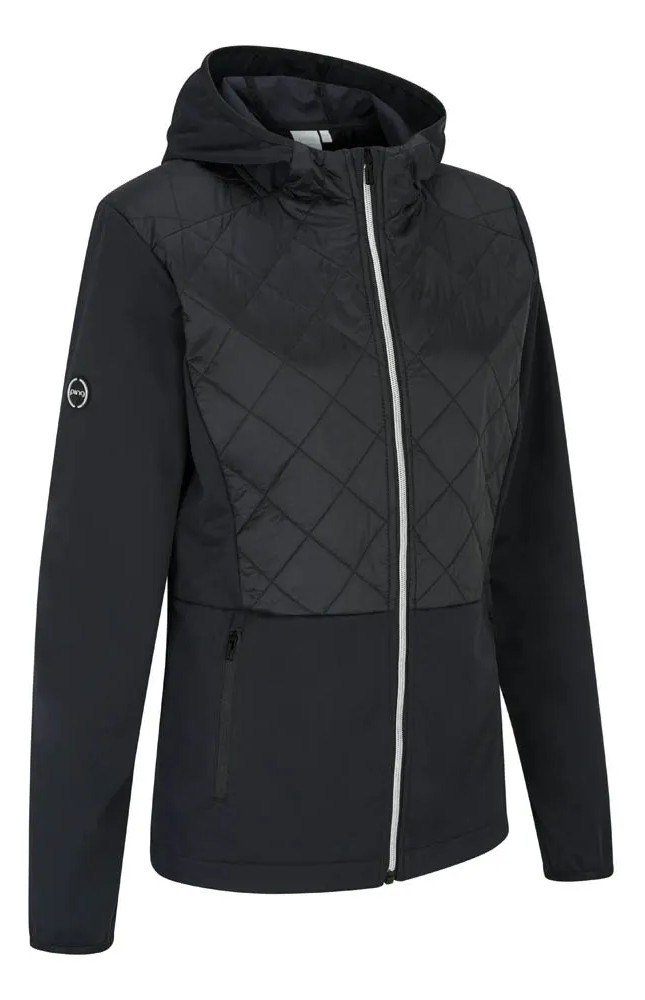 PING Gem Hybrid Hooded dames jack, zwart