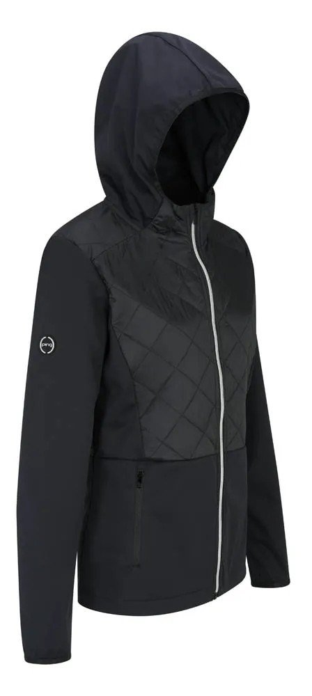 PING Gem Hybrid Hooded dames jack, zwart