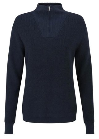 PING Kaylah Half Zip Lined dames trui, navy