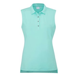 PING Solene Sleeveless dames polo, aruba blue