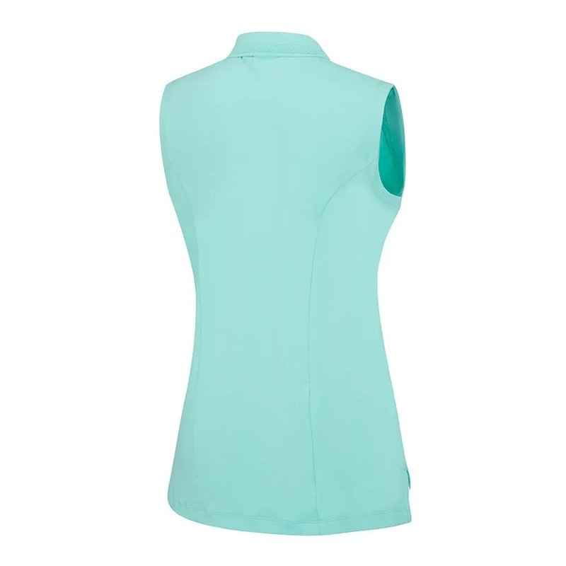 PING Solene Sleeveless dames polo, aruba blue