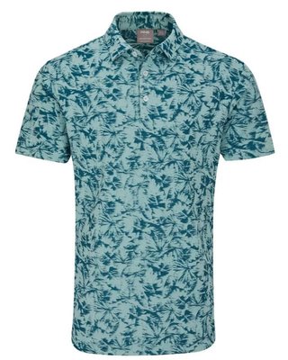PING Diego heren polo, misty green multi