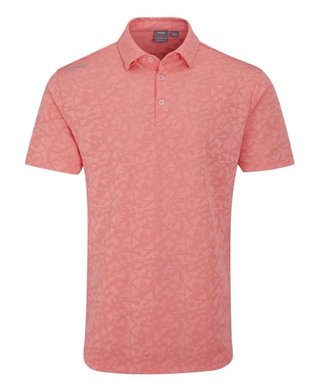 PING Geo Camo heren polo, desert flower