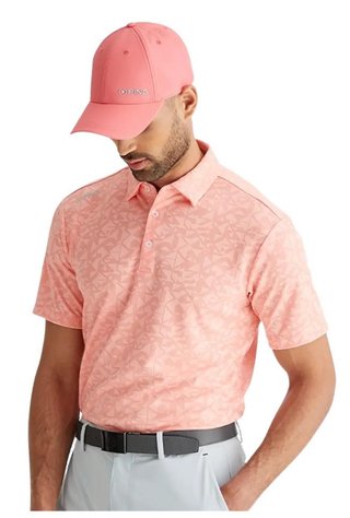 PING Geo Camo heren polo, desert flower