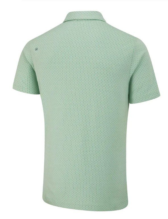 PING Hershel heren polo, misty green multi