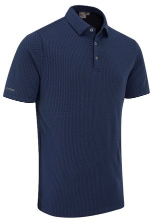 PING Hershel heren polo, oxford blue multi