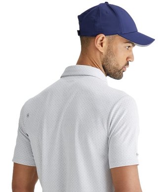 PING Hershel heren polo, silver multi