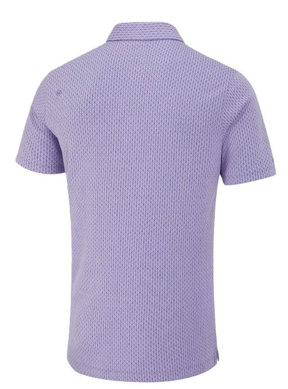 PING Hershel heren polo, purple ash multi