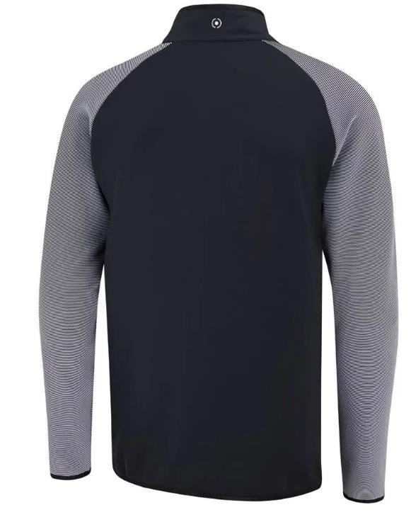 PING Strio Performance midlayer heren sweatshirt, zwart/wit