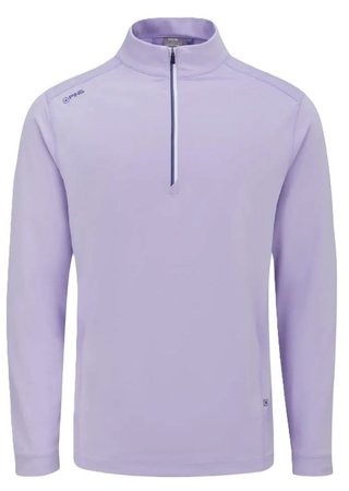 PING Latham Half Zip heren midlayer, purple ash