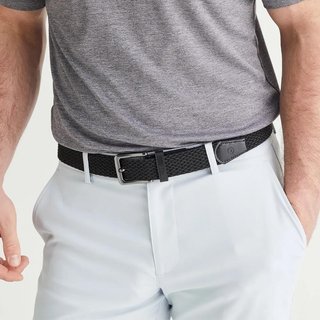 PING Stretch Webbing heren riem, zwart