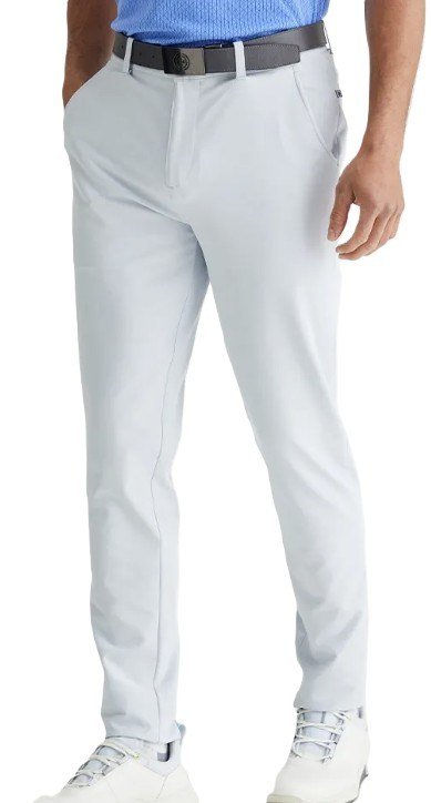 PING Locke Slim Fit heren broek, parelgrijs