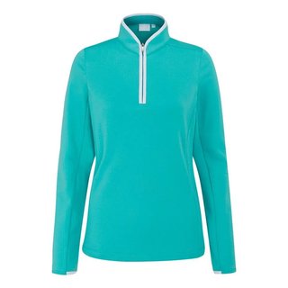 PING Abigale Fleece dames sweater, helder aqua