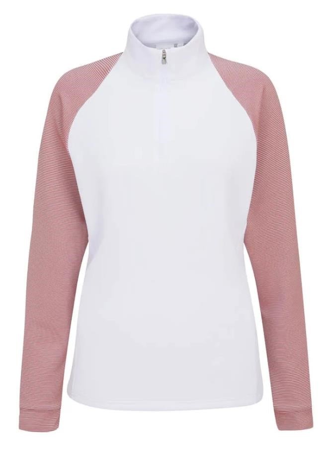 PING Tembi dames sweatshirt, white/sweet pea
