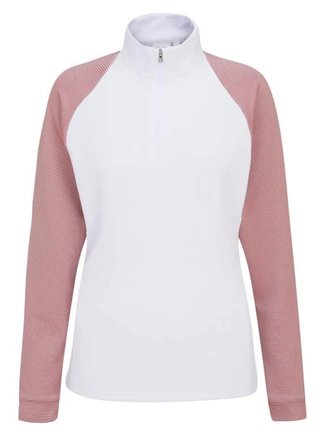 PING Tembi dames sweatshirt, white/sweet pea