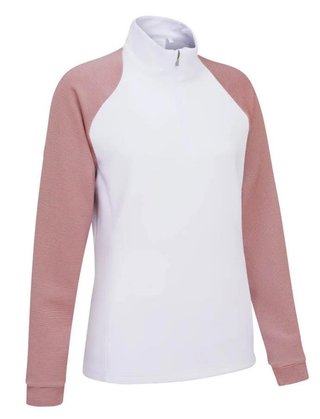 PING Tembi dames sweatshirt, white/sweet pea