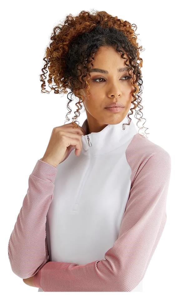PING Tembi dames sweatshirt, white/sweet pea