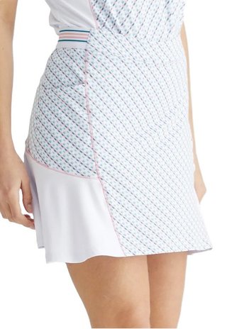 PING Odetta dames skort, wit/neoteric
