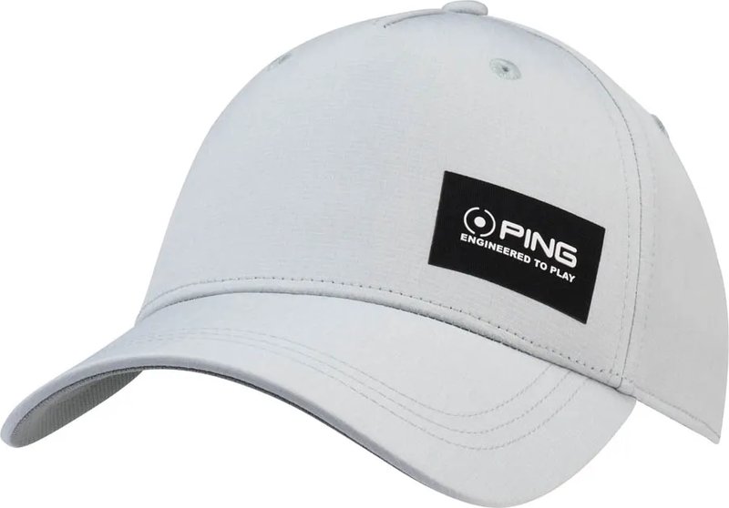 PING Koa heren baseball cap, pearl grey marl