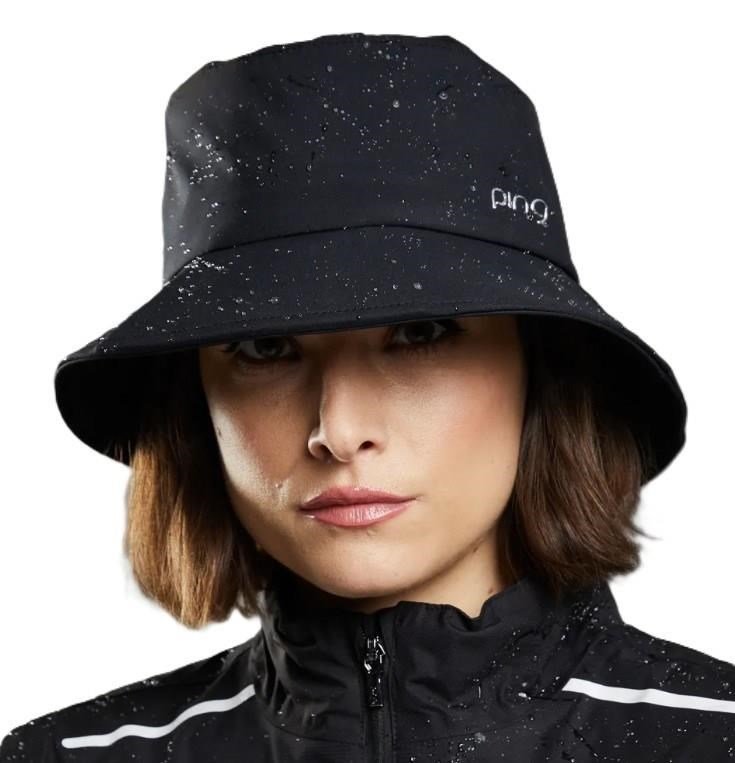 PING SensorDry Waterproof ladies bucket hat, zwart