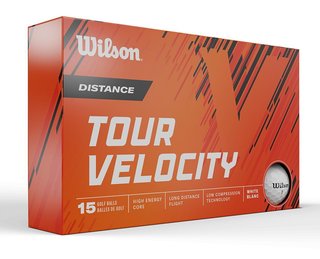 Wilson Tour Velocity Distance golfballen (15 stuks)