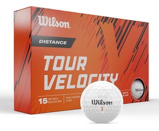 Wilson Tour Velocity Distance golfballen (15 stuks)