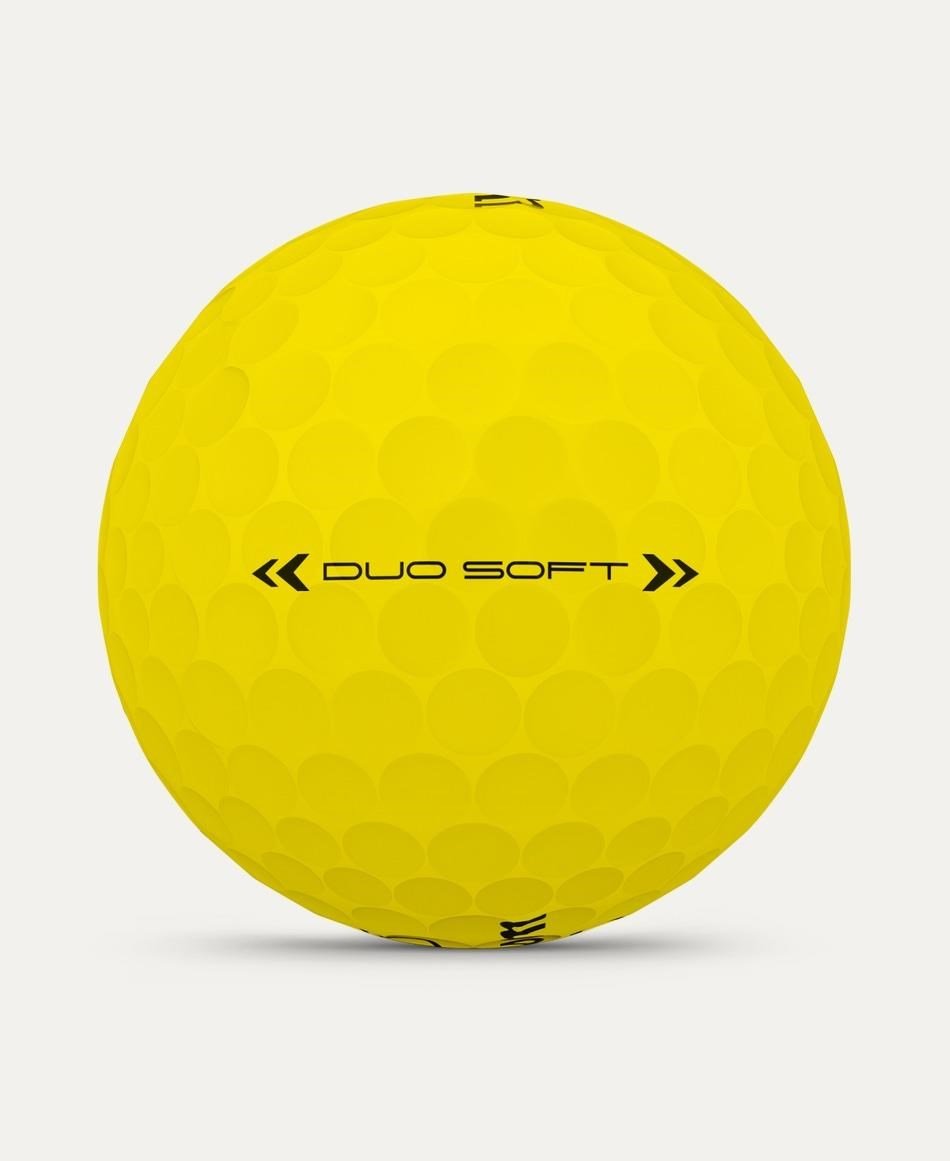Wilson Duo Soft golfballen, geel
