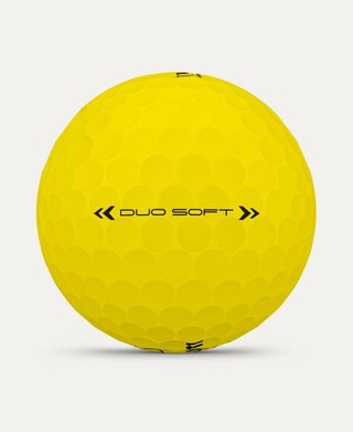 Wilson Duo Soft golfballen, geel