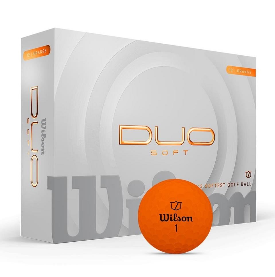 Wilson Duo Soft golfballen, oranje