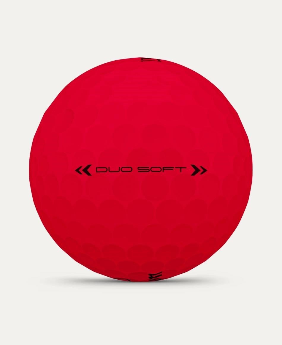 Wilson Duo Soft golfballen, rood
