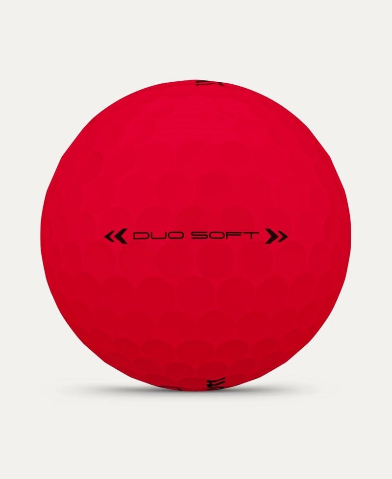 Wilson Duo Soft golfballen, rood