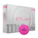 Wilson Duo Soft golfballen, roze